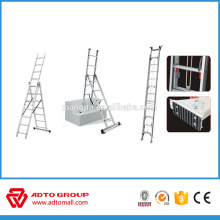 3 section extended ladder,industrial aluminium ladder,combination ladder